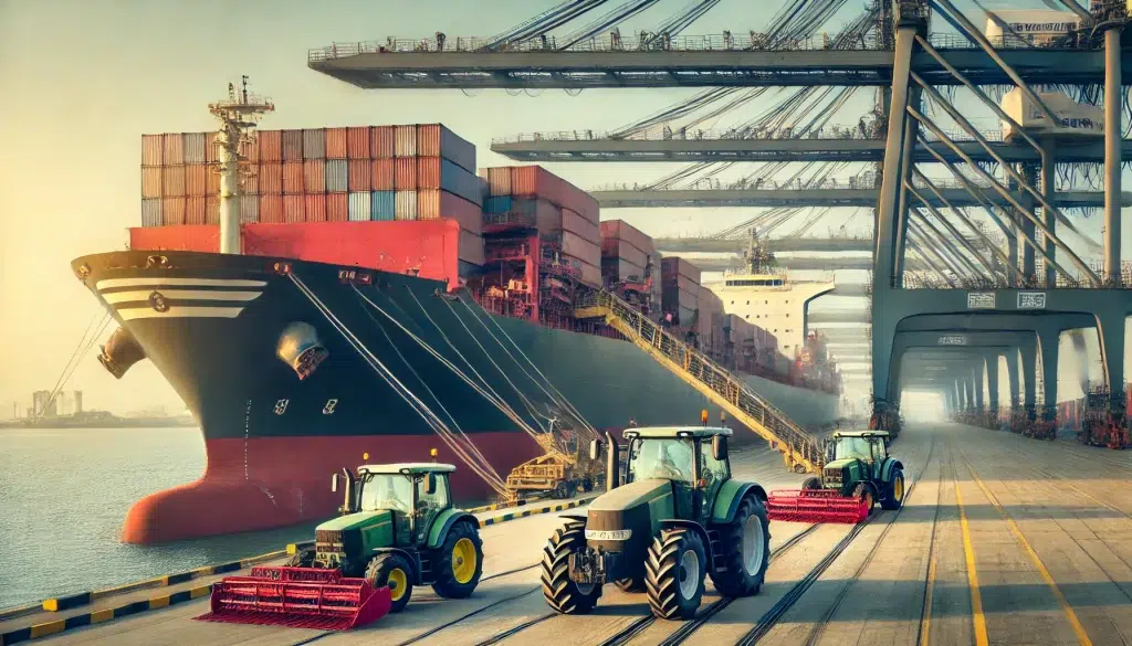 Landwirtschaftsmaschinen per RoRo verschiffen