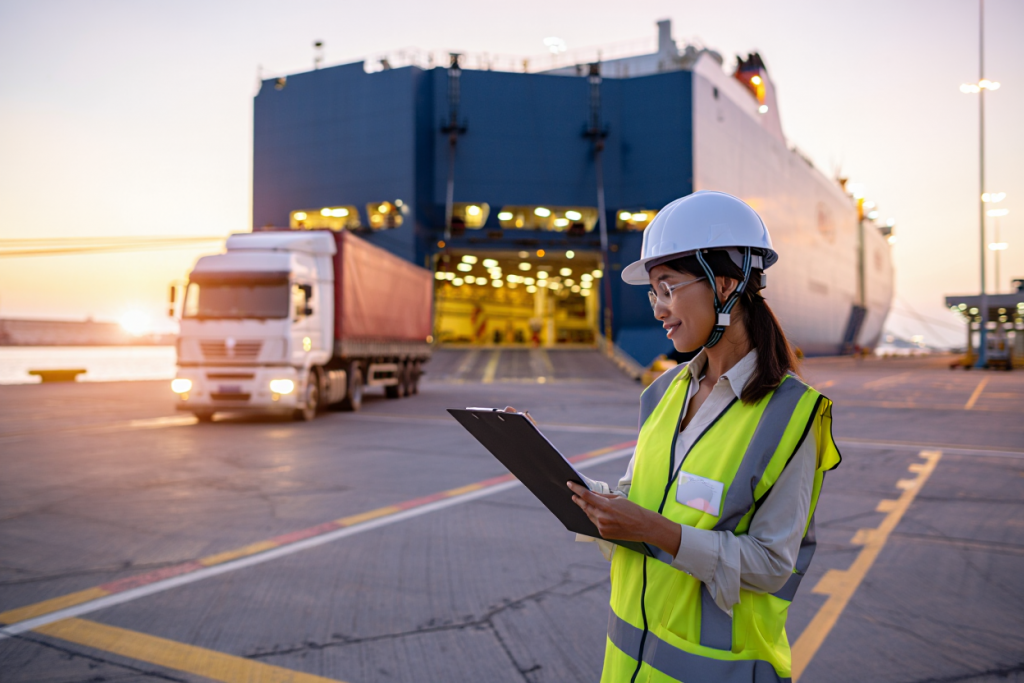 Preparación para un transporte RoRo fluido