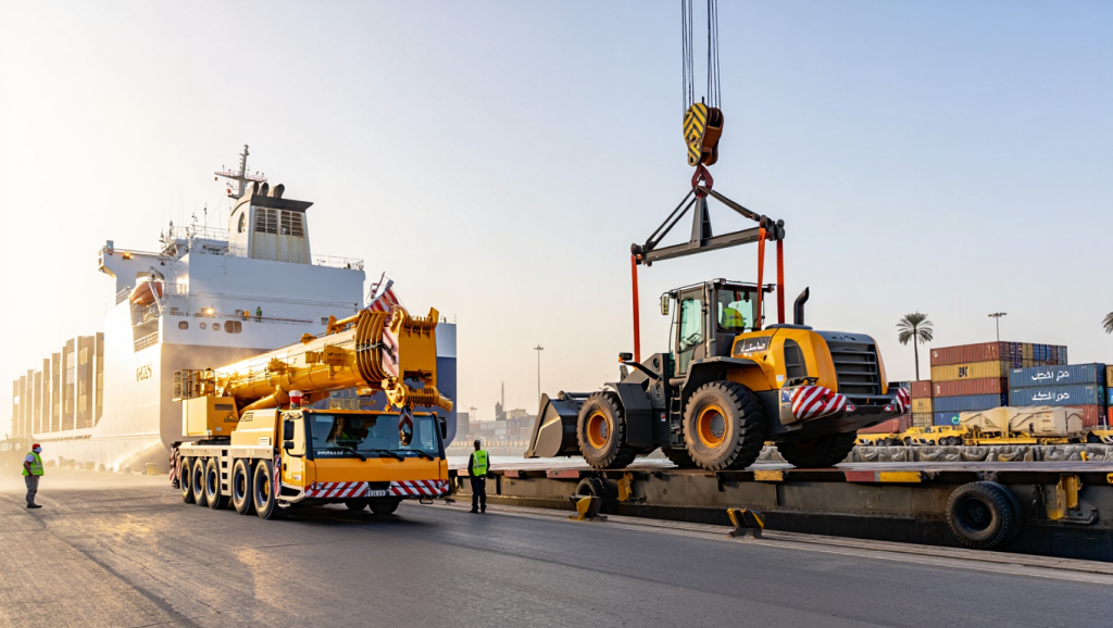 Shipping construction machinery to the Middle East - market prices & tips