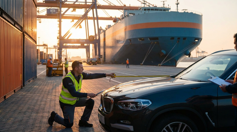 Dimensiones de los vehículos para el transporte RoRo: cómo medir correctamente la longitud, la anchura y la altura