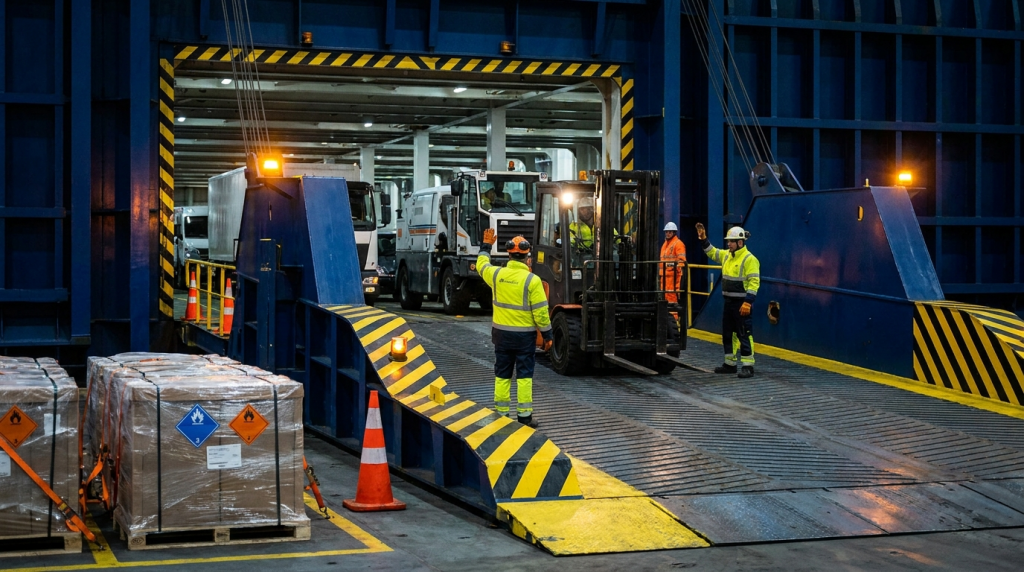 Mercancías peligrosas en el transporte RoRo: normativa sobre baterías, combustible y demás.