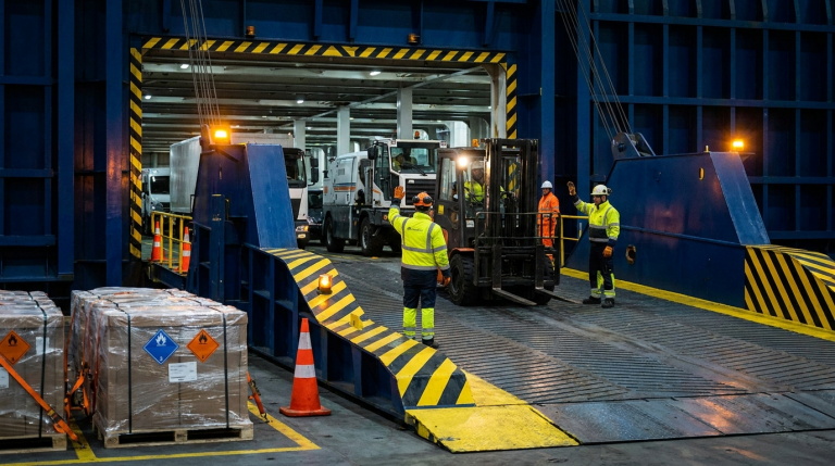 Mercancías peligrosas en el transporte RoRo: normativa sobre baterías, combustible y demás.