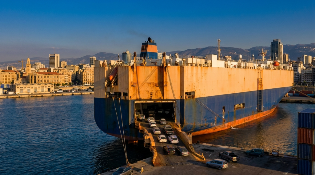 Auto nach Libanon verschiffen: RoRo nach Beirut, Zoll & Dokumente